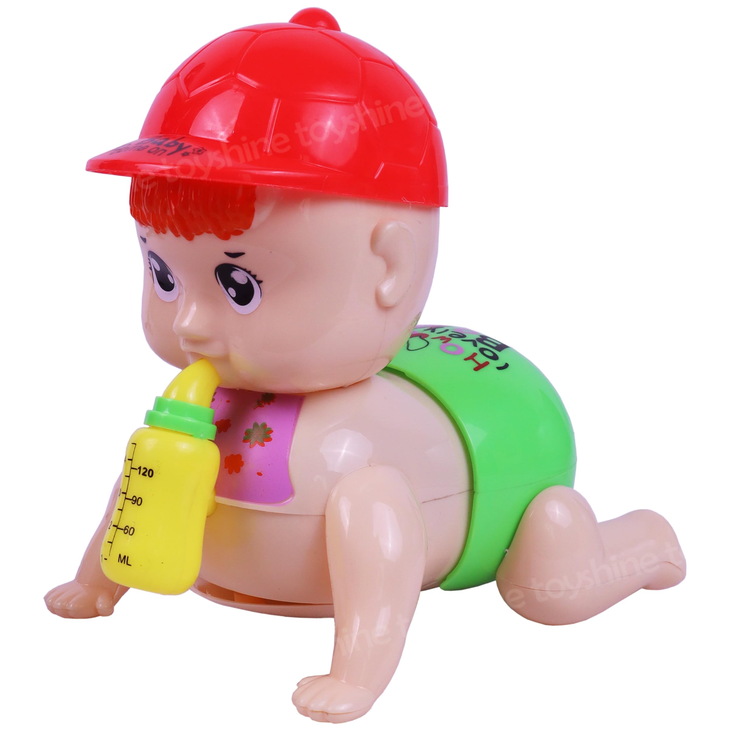 Toyshine Battery Powered Cute Adorable Crawling Baby with Dazzling Lights and Dynamic Sound Musical Interactive Toy for Babies & Kids (B0DCG8WPN6) Amazon Price History, Amazon Price Tracker