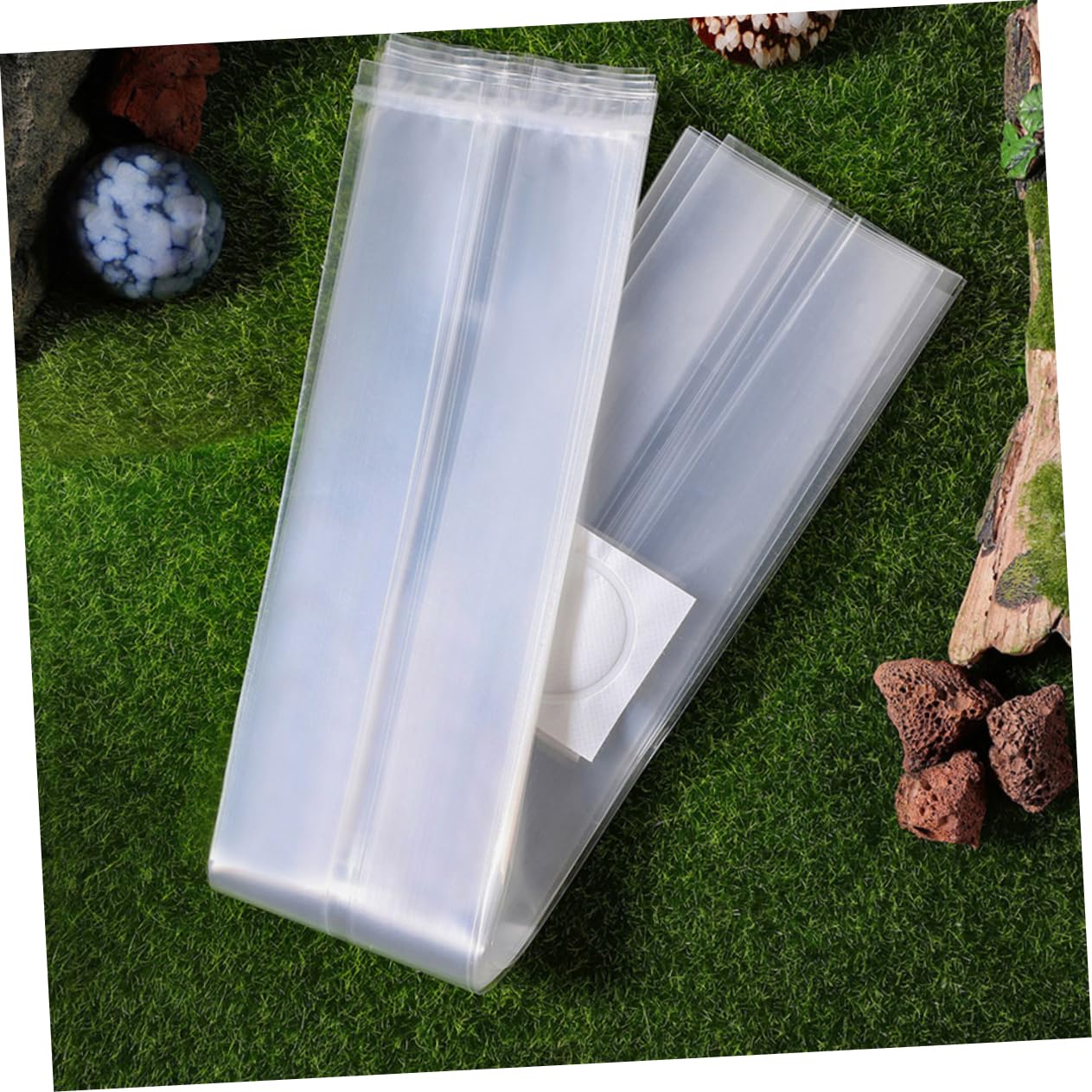 50pezzi Sacchetti Per Coltivazione Funghi Design Compatto e Facile Da Usare Per Giardinaggio Indoor e Laboratori Materiale Traspirante Con Filtro