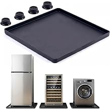 29" x 29" Washing Machine Drain Pan, 1" Raised Edge - Black