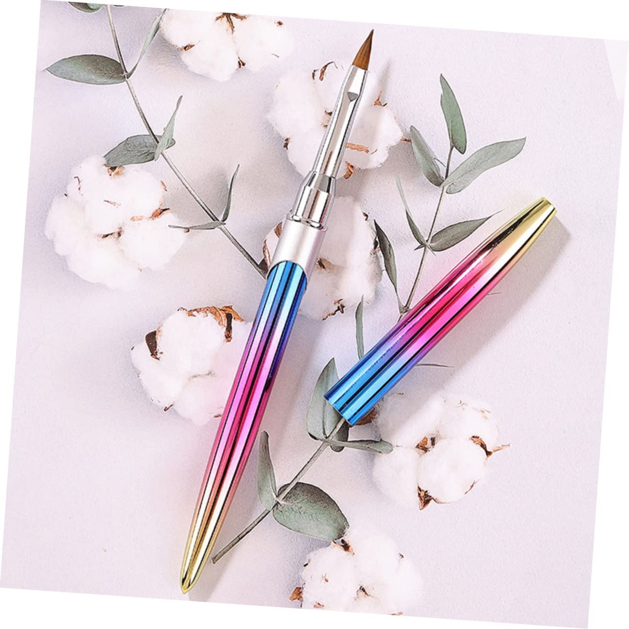 WOFASHPURET DIY Nail Art Painting Pen Manicure Dotting Brush Liner Tool for Gradient Nail Art Flexible Durable Brushes for Creative Nail Designs for Home Salon Use