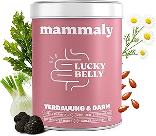 9-in-1 Probiotika für Deinen Hund - Lucky Belly 60 Drops (175g) von mammaly - Bei Magenprobleme & Verdauungsprobleme für Magen-Darm, Verdauungssnacks bei Gras fressen & Kotfresser Leckerlies mit Huhn