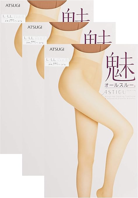 はなさん専用！ ATSUGI「 魅 」クロ／ベージュ 美タイツ 各60足 Amazon | [ATSUGI(アツギ)]ストッキング ASTIGU ( アスティーグ ) 【魅