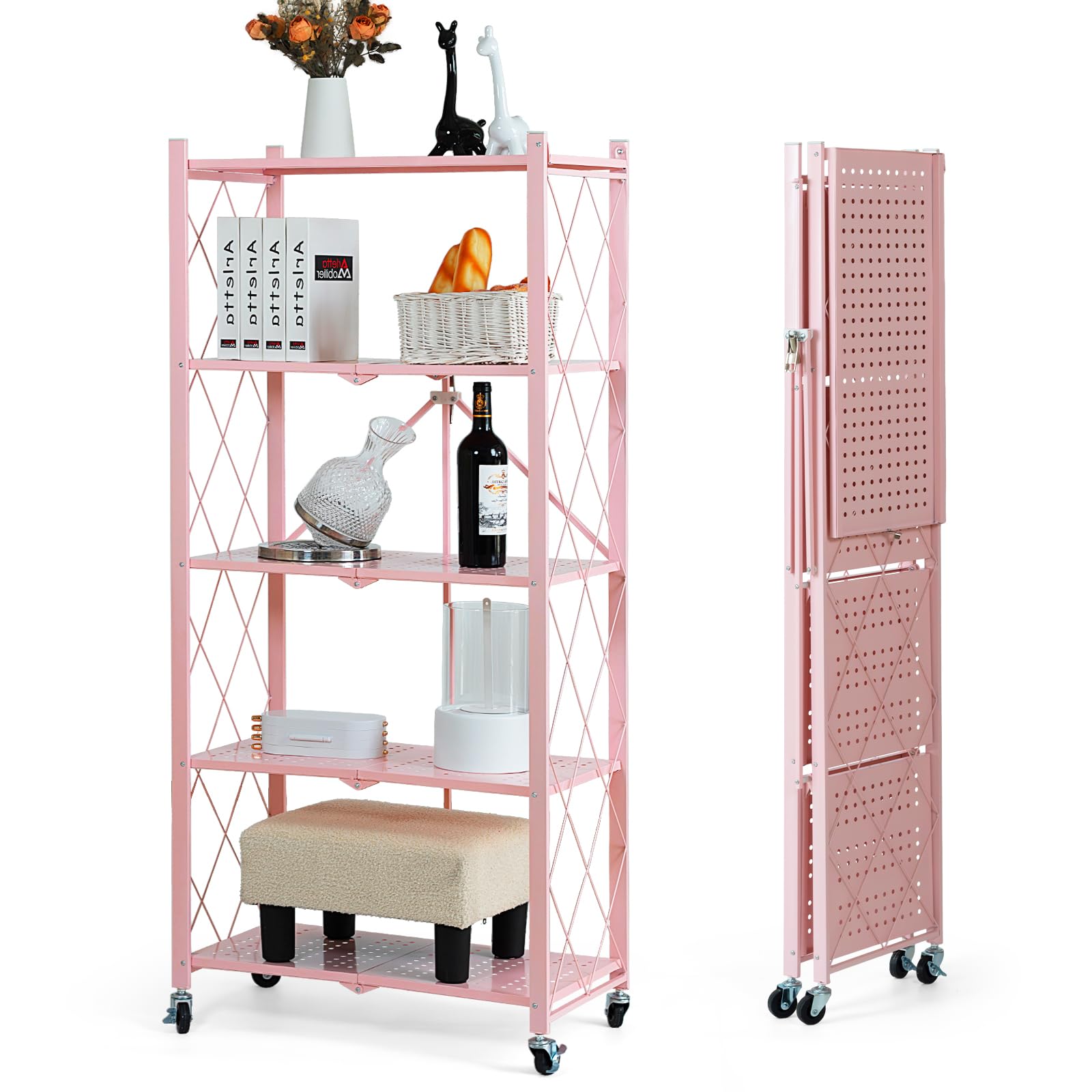 Amazon.com: BRIAN & DANY 5-Tier Foldable Storage Shelves with