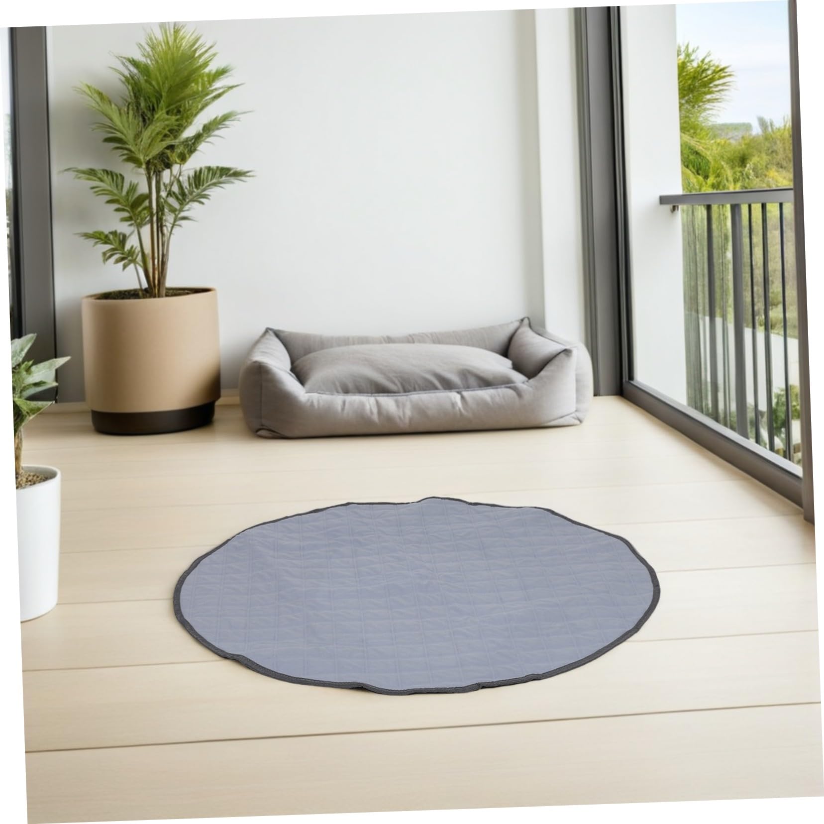 Tappetini Igienici Circolari per Cuccioli e Piccoli Animali in Flanella Riutilizzabili e Assorbenti per Allenamento Domestico e Uso Interno