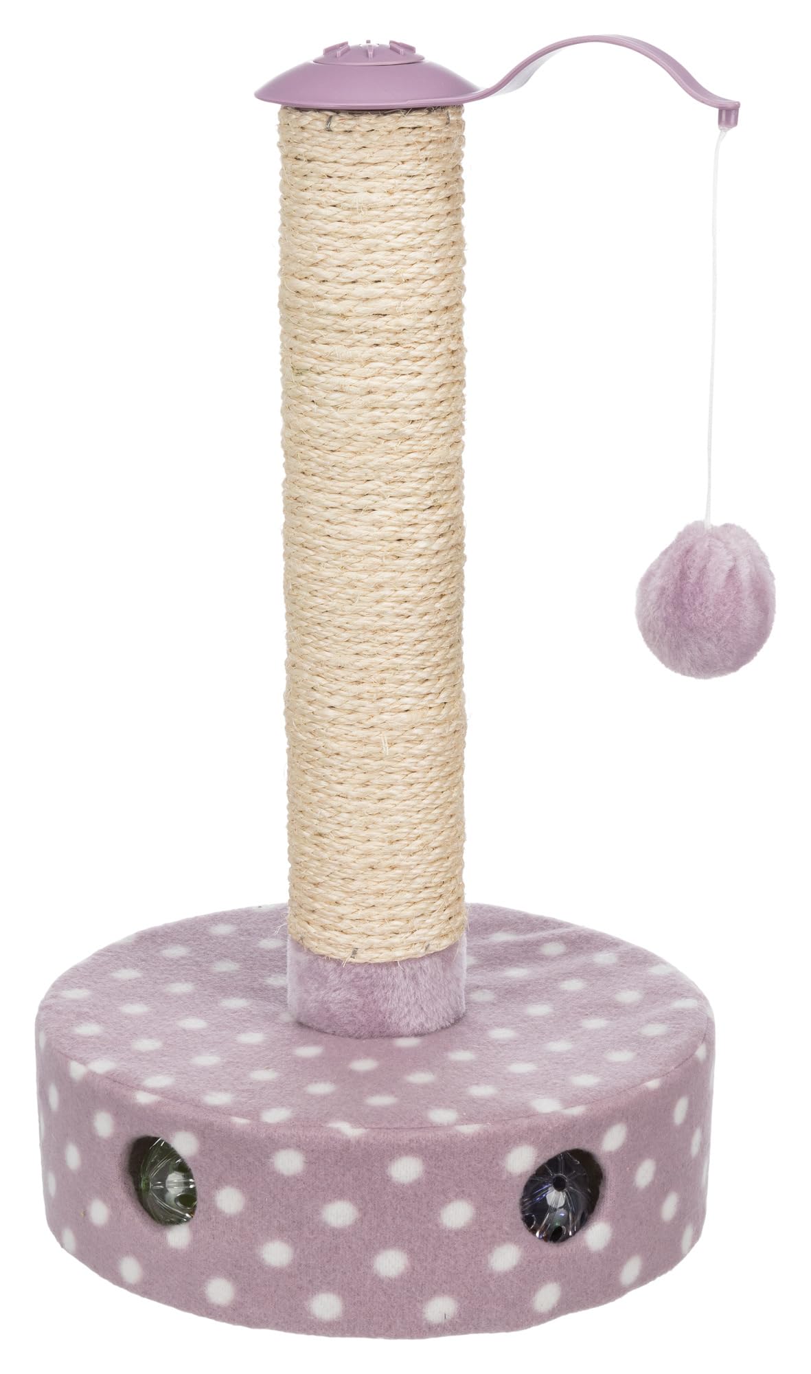 Poste Rascador Junior, Forro, ø26×47cm, Lila Claro