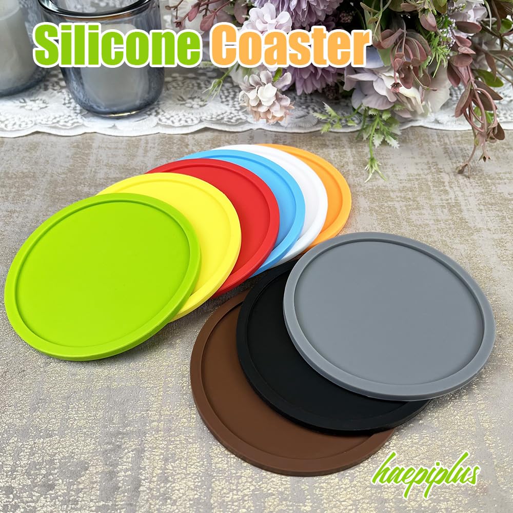 6er Set Silikon-Untersetzer – Hitzebeständig, Perfekt Für Tassen & Gläser Auf Küchentisch & Schreibtisch