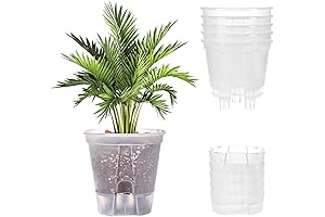 CEWOR Self Watering Planter Pots, Pack of 6