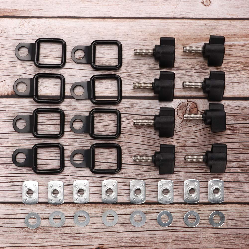 Kit Rimozione Rapida Hard Top Per Jeep Wrangler JK/YJ/TJ 1995-2016 - 32 Pezzi Con Viti - Foto 10