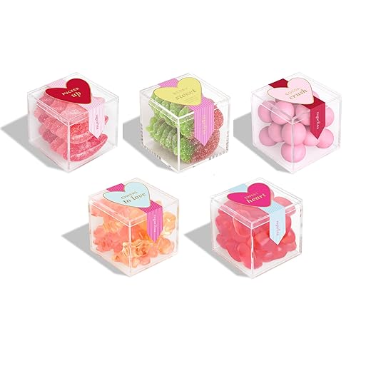 Sugarfina Love At First Bite Candy Cube Bundle, Pack of 5 | Valentine's Day 2026