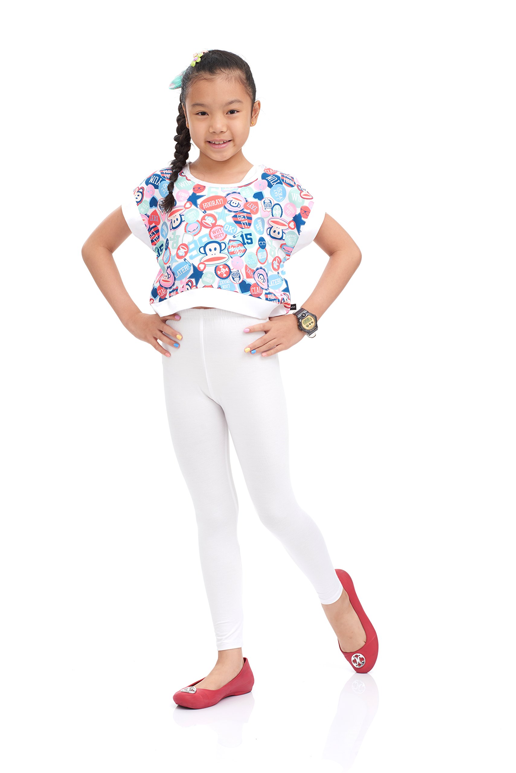 Nom Girls Legging Long Leg Variety of Colors Size 5-10Years