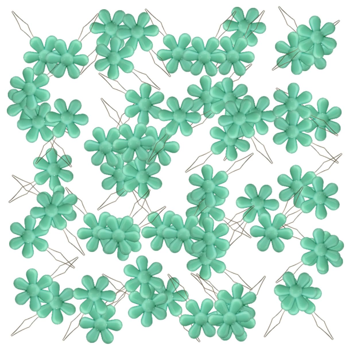 200piezas Enhebrador De Agujas De Coser Cabeza De Flor Accesorios De Costura Para Manualidades y Proyectos De Bricolaje Para Agujas De Ojos Pequeños