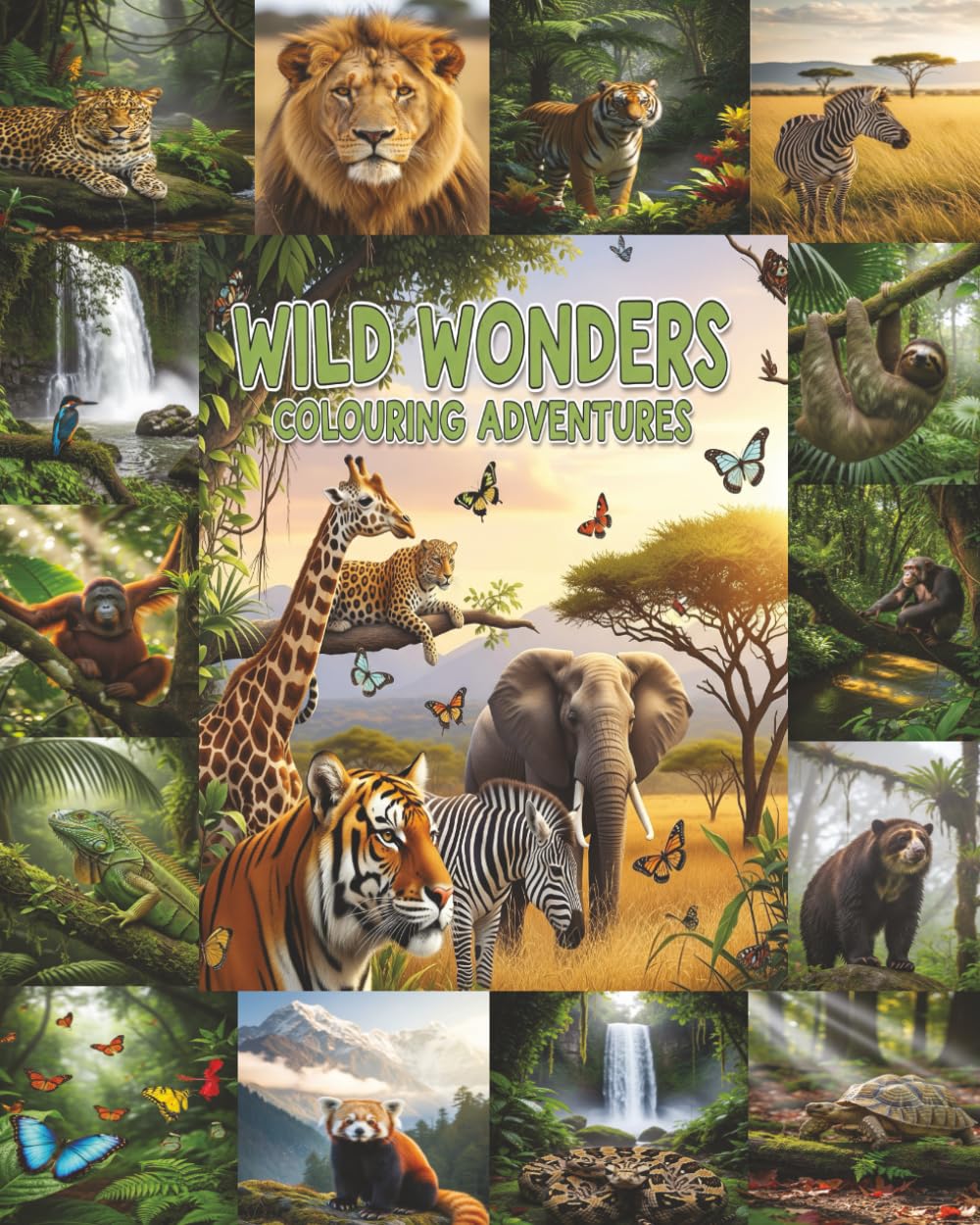 Wild wonders Colouring Adventures