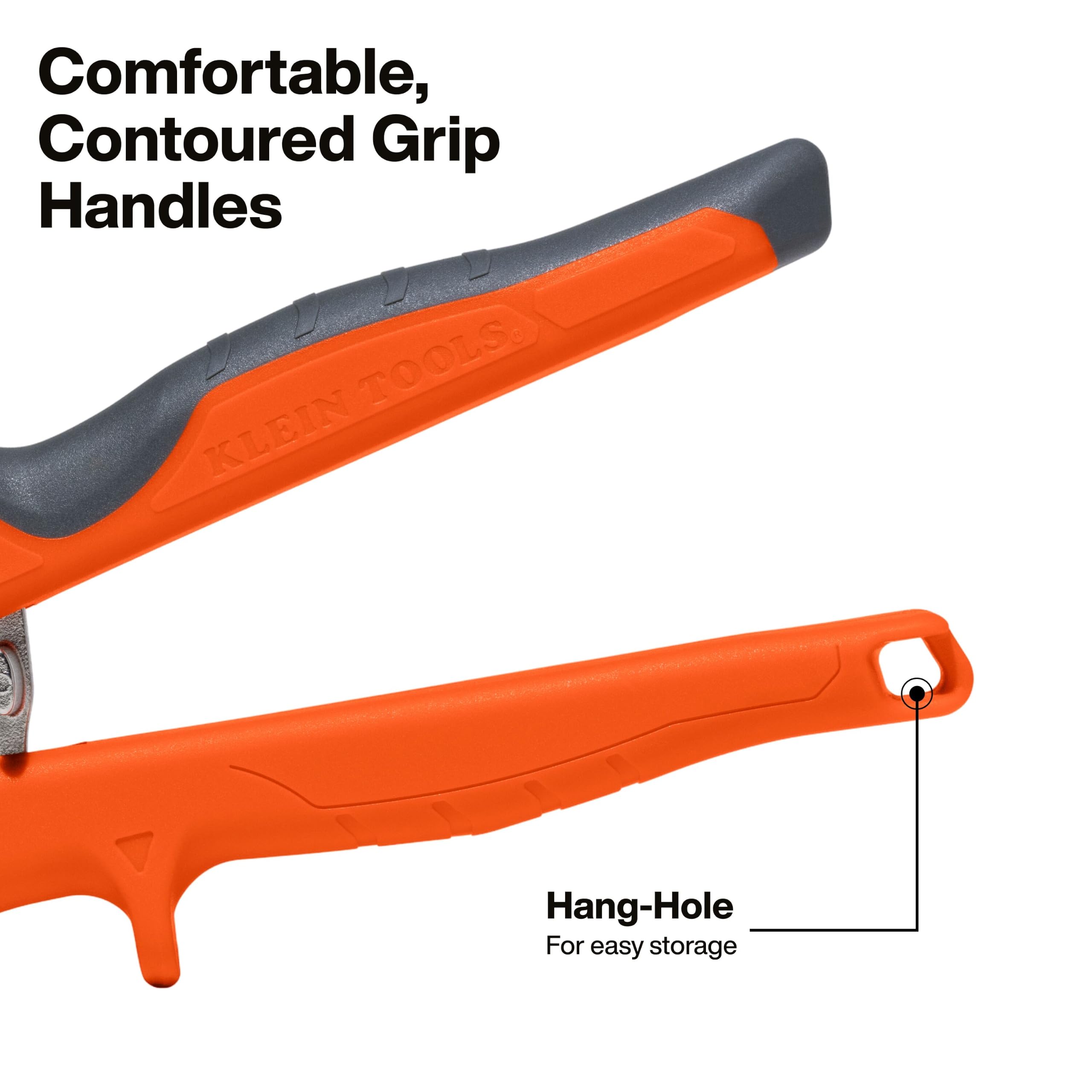 Klein Tools 86528 Punch Set, Snap Lock Punch Tool for Sheet Metal