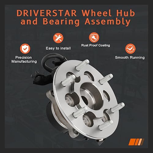 Miniatura 3 de DRIVESTAR 515107 2WD Solo cubo de rueda delantera y conjunto de cojinetes Lado del pasajero para Chevrolet Colorado 2004 05 06 07 08, 06-08 para GMC