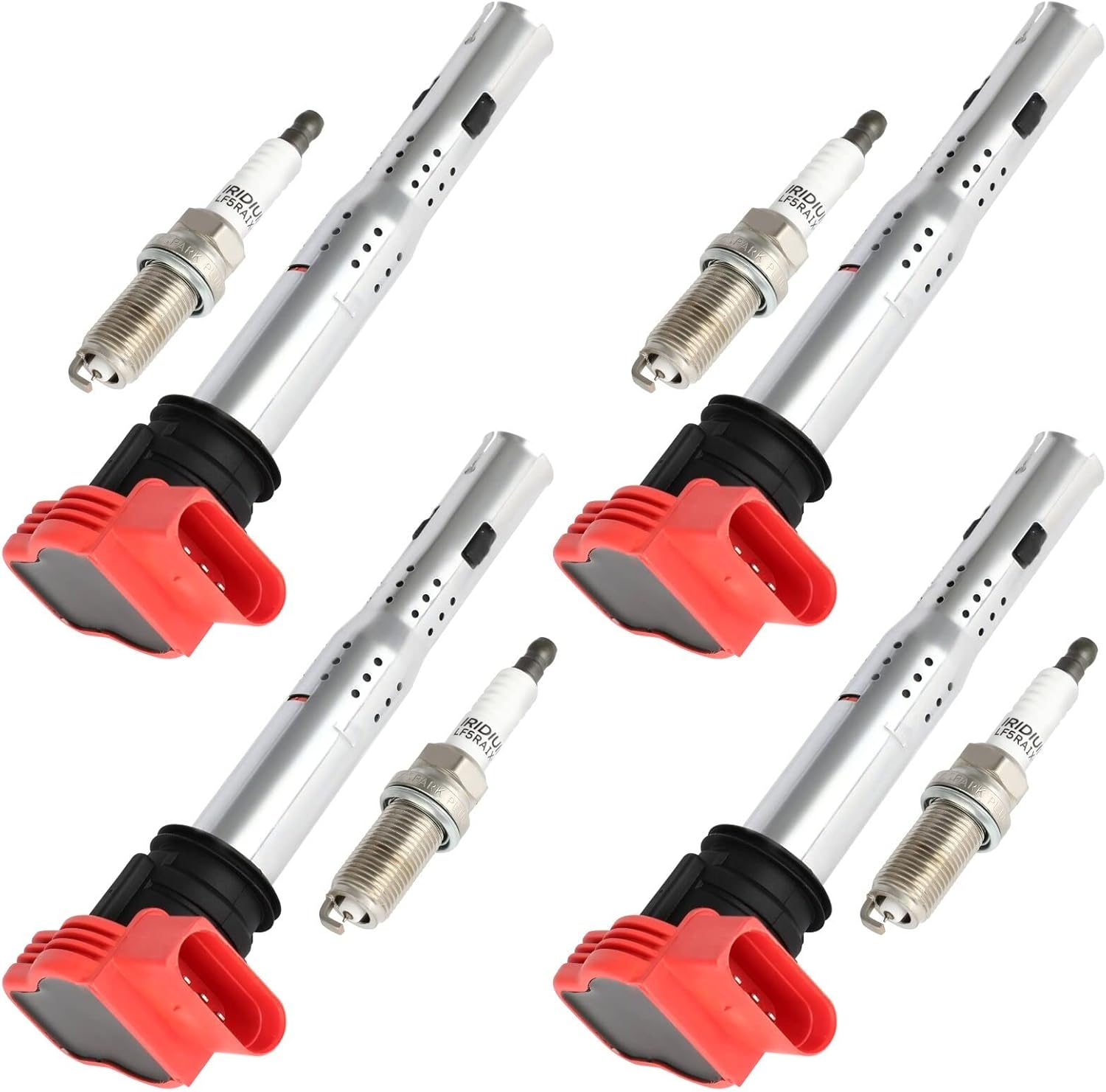 Ignition Coil Coils Pack iridium Spark Plugs for Volkswagen