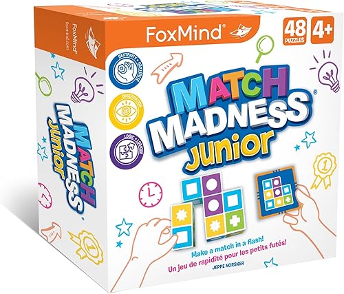 FoxMind Juegos Match Madness Junior, un juego de rompecabezas a juego de patrones, haz el partido en un flash, desarrolla reconocimiento visual y