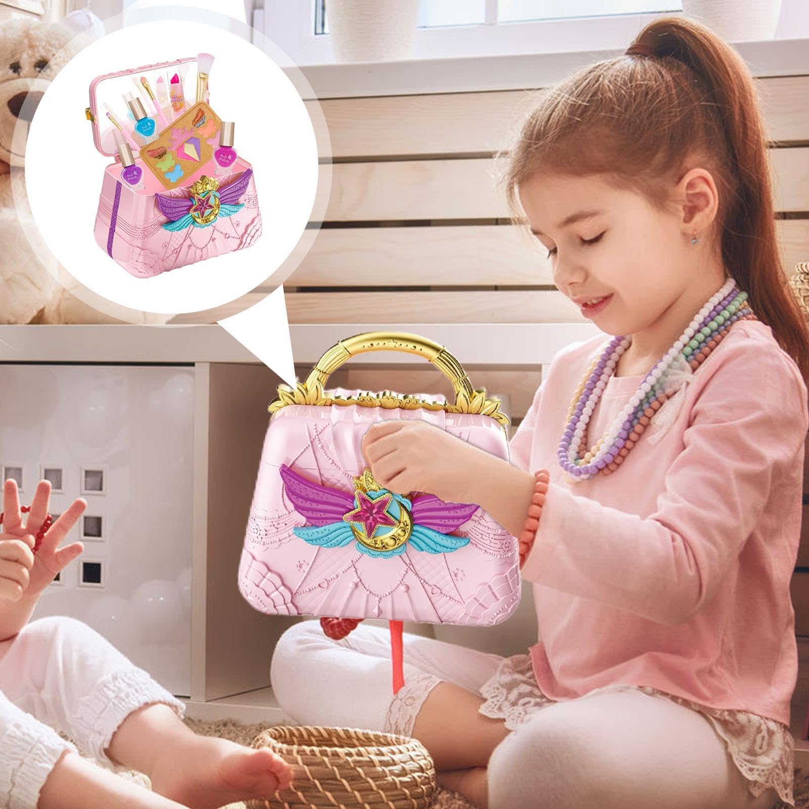 Set trucco per bambini per ragazze – Set trucco per bambine – Set di