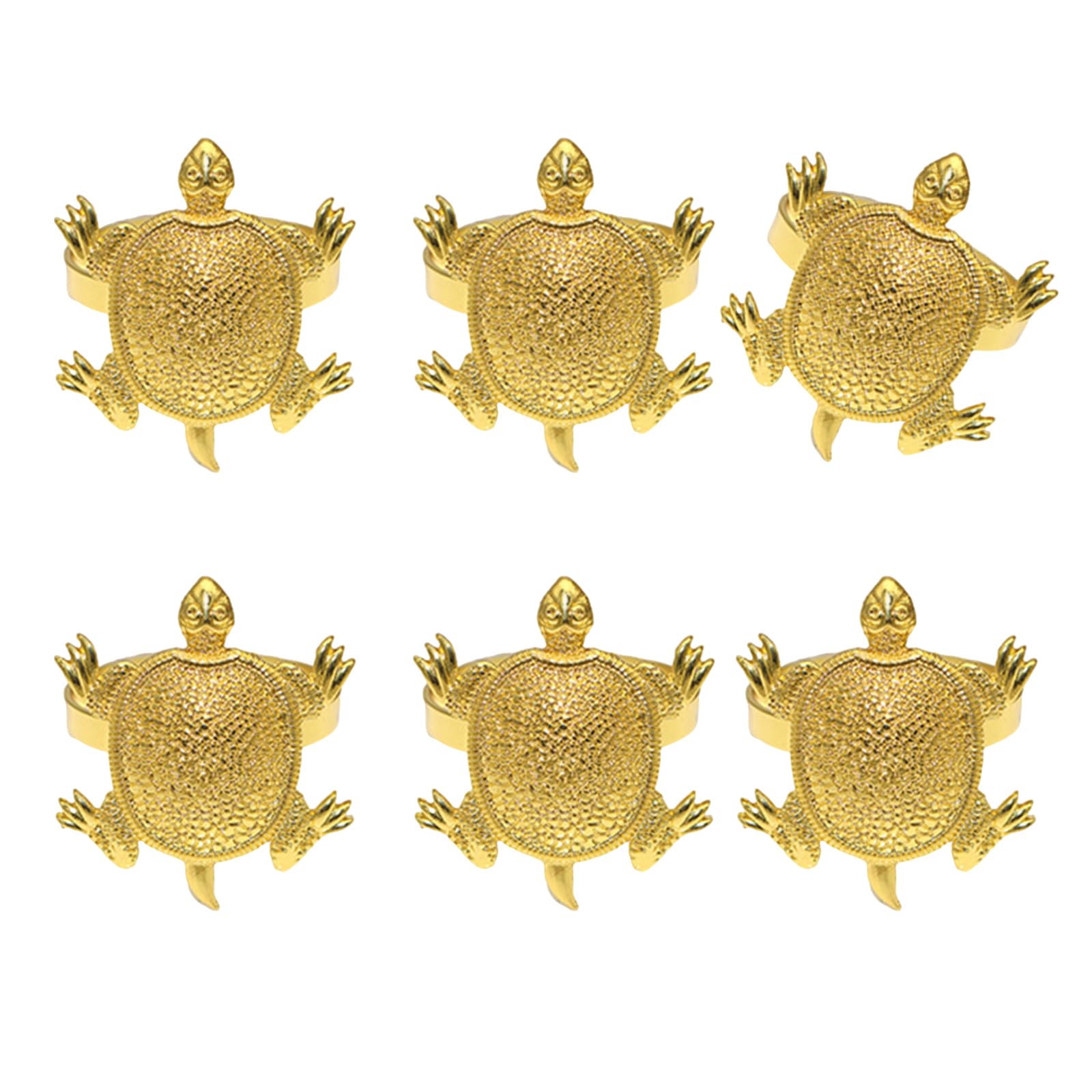 Recyclable Metal Napkin Circlets Highlighting Cowrie Echinoderm Theme Coastal Dinnerware for Modern Kitchens Coastal Residence Dining Deck