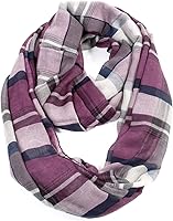 Vista 26 de Bufandas de moda a cuadros y cuadros Infinity de Scarfand's Tartan Blnkt Tartan (Rojo)