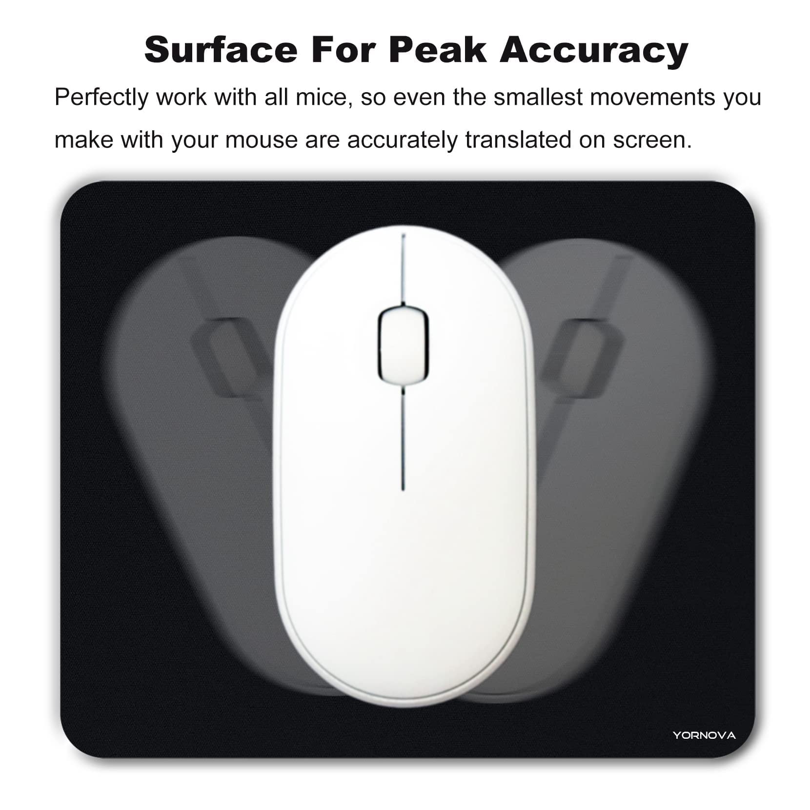 Eranova Mini Tapis De Souris 12,7 X 15,2 Cm Avec Base