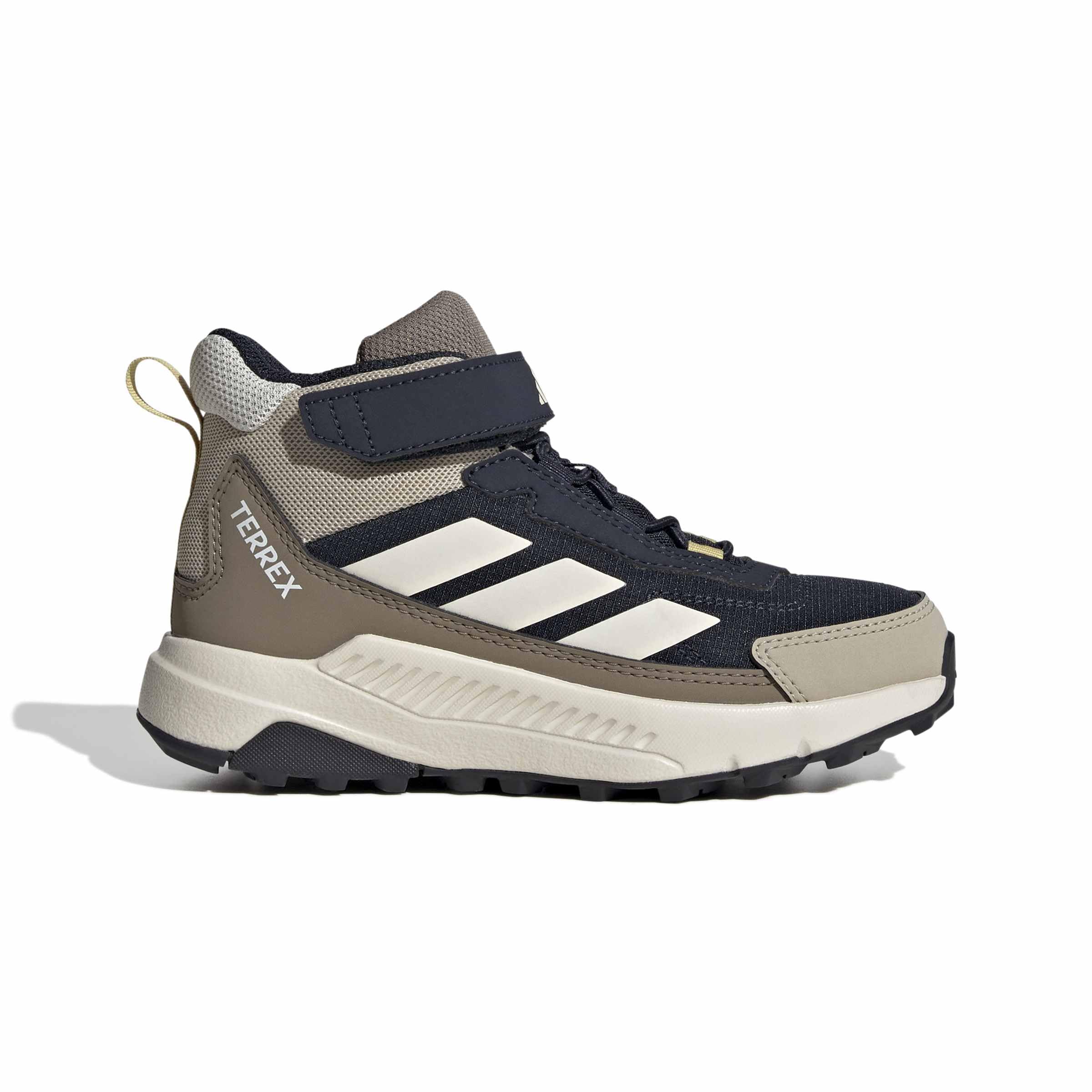 adidas Uniseks - dzieci Terrex Anylander Mid Children Hiking Shoes, legend ink/wonder white/Khaki Six, 28 EU