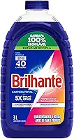 Brilhante Limpeza Total - Lava Roupas Líquido 3L