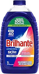 Brilhante Limpeza Total - Lava Roupas Líquido 3L