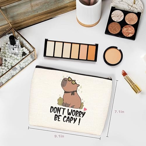 Miniatura 2 de Wenboco Capybara Gifts Capybara - Bolsa de maquillaje inspiradora para cumpleaños o Navidad, policromático225