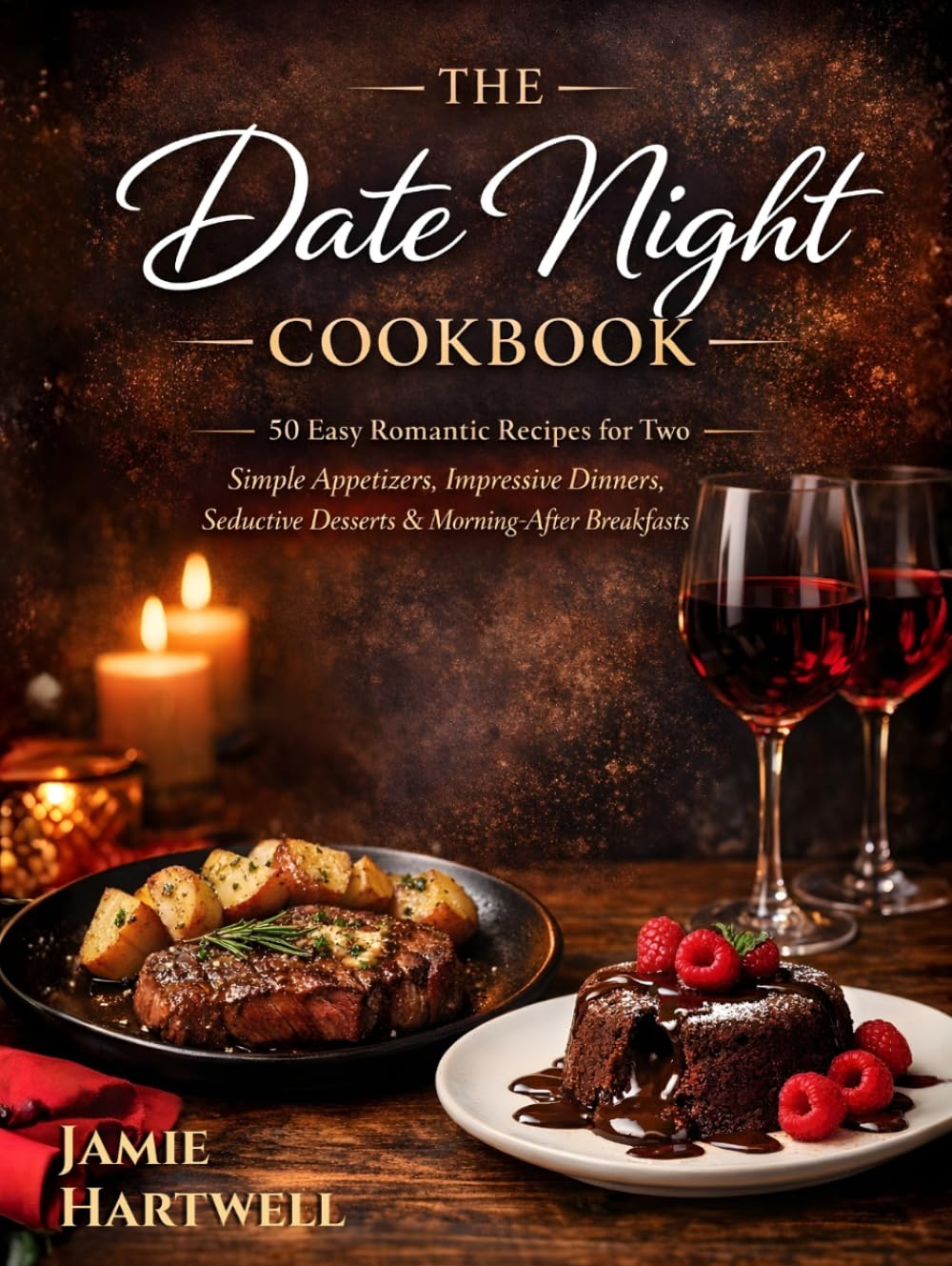 The Date Night Cookbook: 50 Easy Romantic Recipes for Two: Simple Appetizers, Impressive Dinners, Seductive Desserts & Morning-After Breakfasts