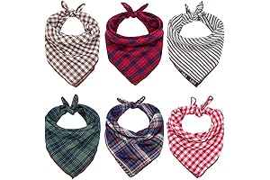 Boy Dog Bandana: 6PCS Ultra-Soft Bandanas for Stylish Canine Companions