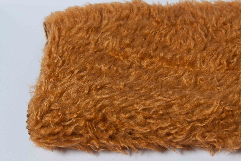 celloexpress Honey Beige Curly Fur - 15mm Pile Teddy Bear & Soft Toy Making Faux Animal Fabric (1/2m - 50cm x 150cm)