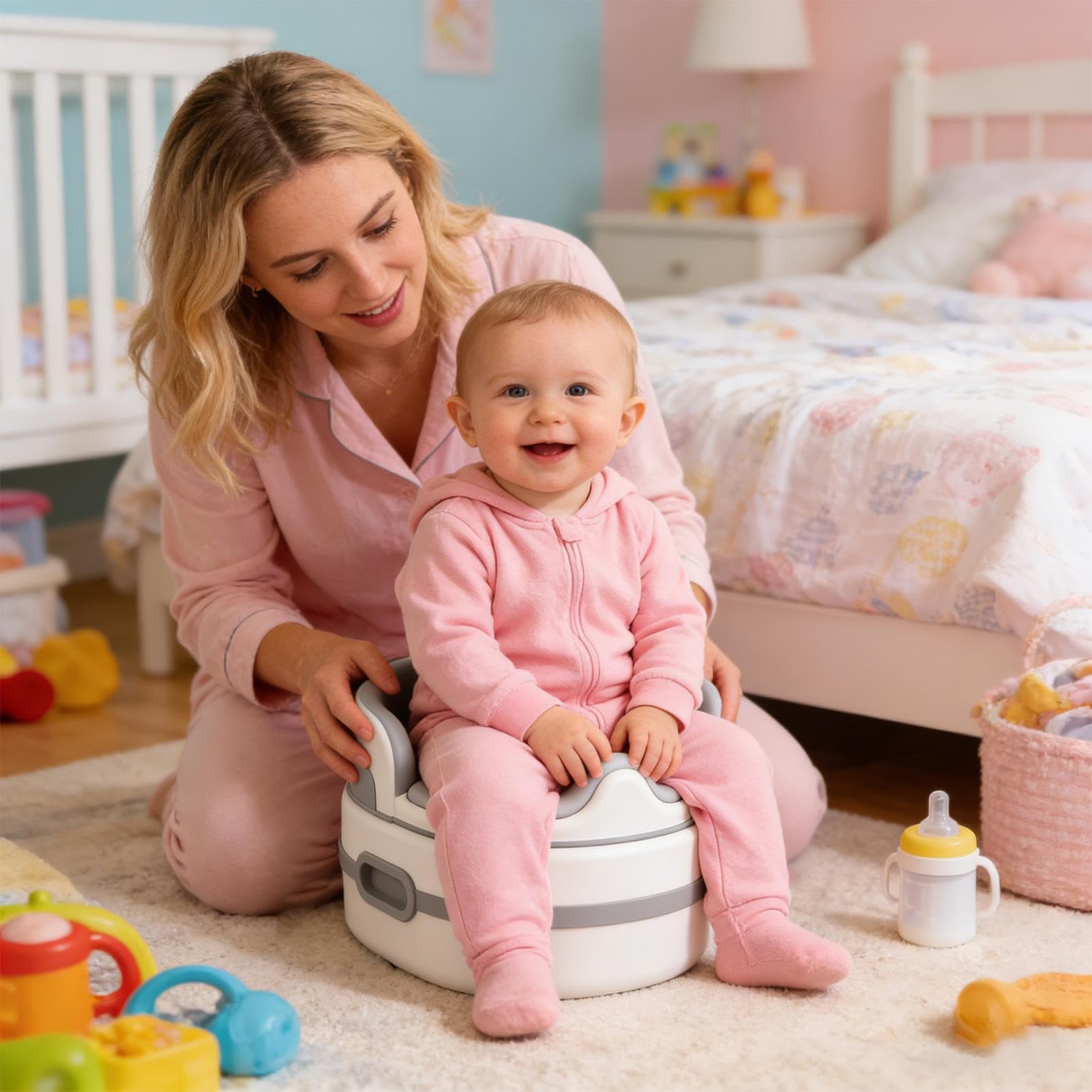 Przenośny Nocnik Dla Dzieci Ergonomiczne Siedzisko Treningowe | Podróżny Nocnik Do Nauki Załatwiania Się Dla Chłopców I Dziewczynek W Podróży Na Kempingu Na Zewnątrz I W Domu