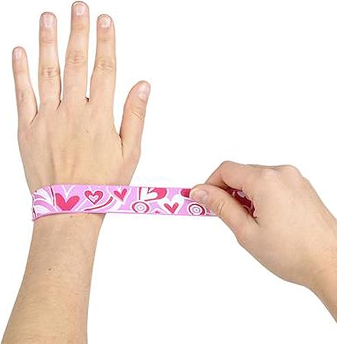 Miniatura 3 de Rhode Island Novelty Paquete de suministros de fiesta de pulseras de palmada de corazón de 9 pulgadas para el día de San Valentín (12 por pedido)