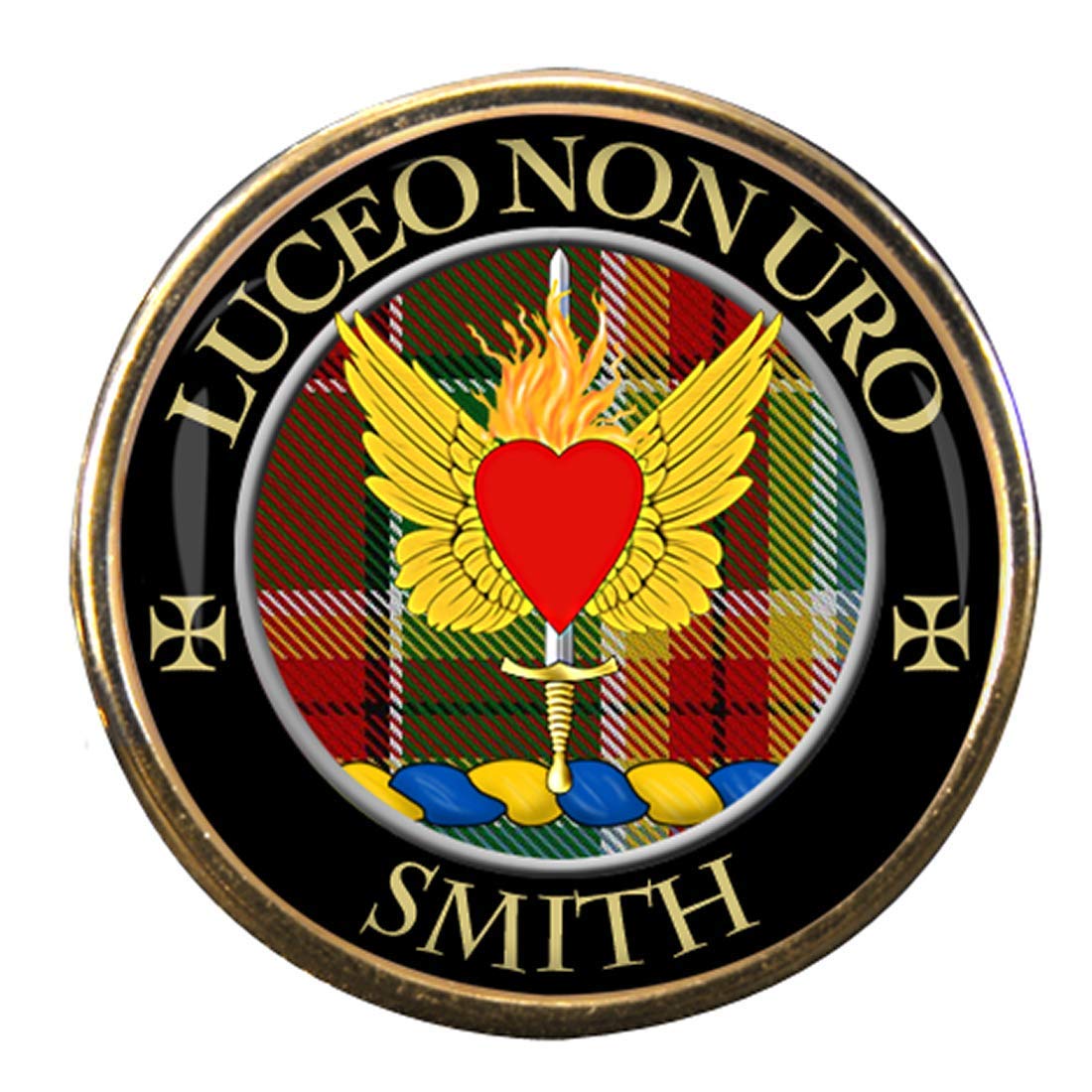 Family-Crests.com Men's Gold Smith Scottish Clan Pin Badge