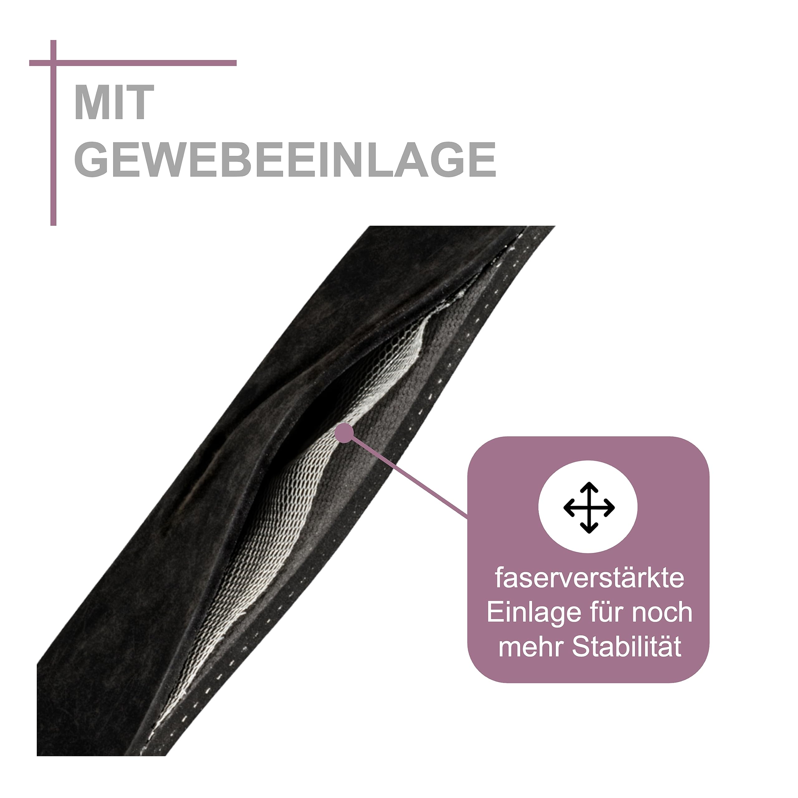 Gummimatte 300mm - 600mm breite (30cm-60cm) bis 10m Länge NR/SBR 3mm - 5mm Stärke mit Gewebeeinlage Gummiunterlage Terrassenbau Vollgummi Hartgummi