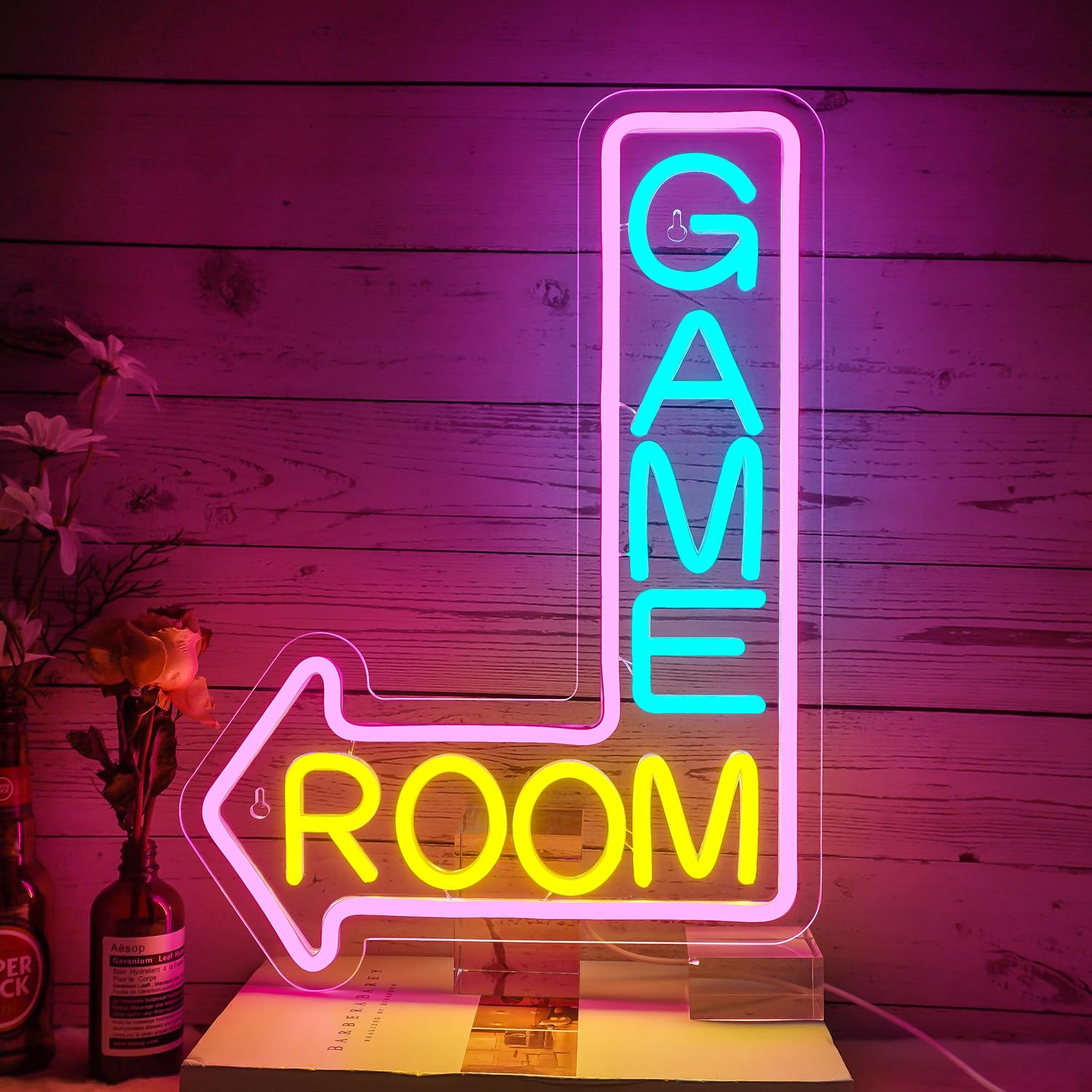NOXET Game Room Neon Schild Bunte Gaming-Neonschilder Gamer-Neonschild für Gamer-Raumdekoration gaming deko Led Neon Lich für Jungenzimmer Gamer-Geschenke für Jungen im Teenageralter