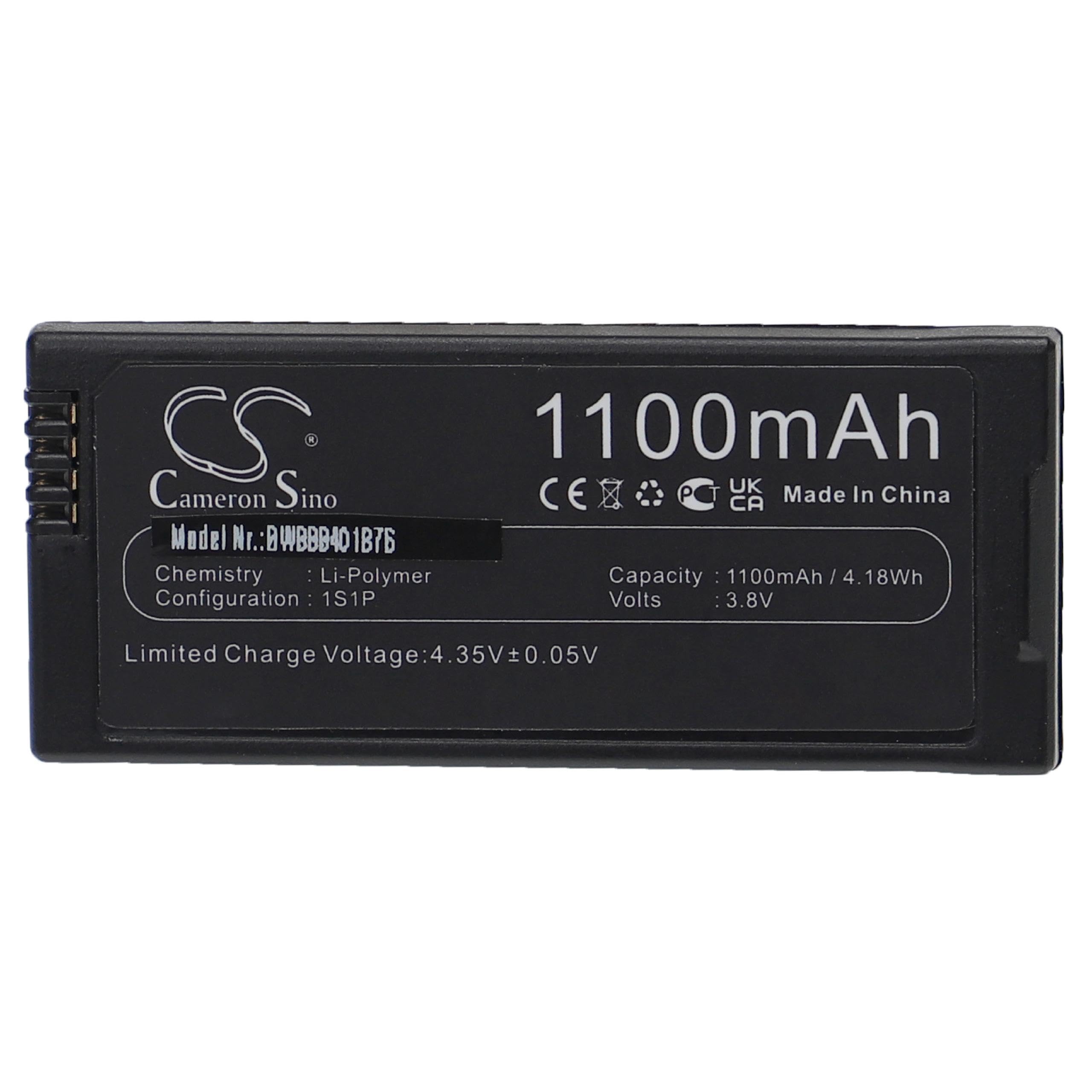 vhbw Akumulator zamienny do DJI T01 do drona Multicopter Quadrocopter (1100 mAh, 3,8 V, litowo-polimerowy)