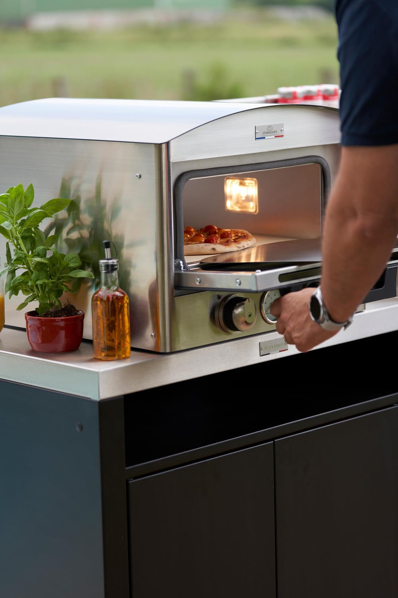 LE MARQUIER Four à Pizza Signature électrique 450