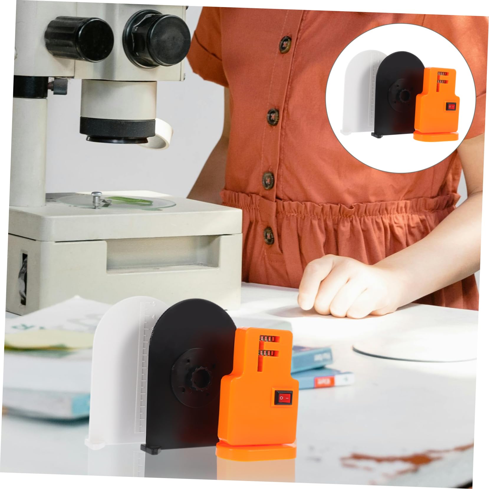 PRETYZOOM 4 Juegos Caja de experimentos ópticos equipo experimental óptico objetivo educativo Enseñanza kit físico óptico experimento de tres colores primarios el plastico