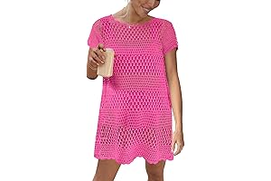 Women Swimsuit Coverup Crochet Bathing Suit Cover Ups