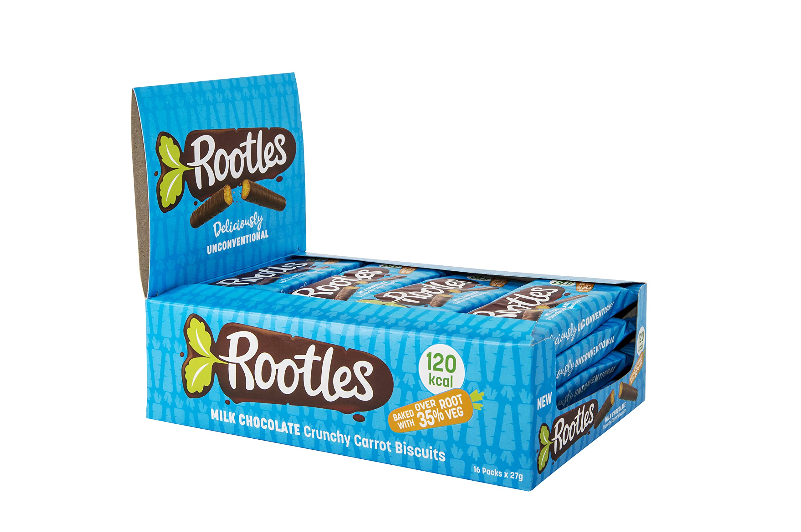 Healthy Milk Chocolate Veggie Biscuit. Low Calorie Snack. Over 35