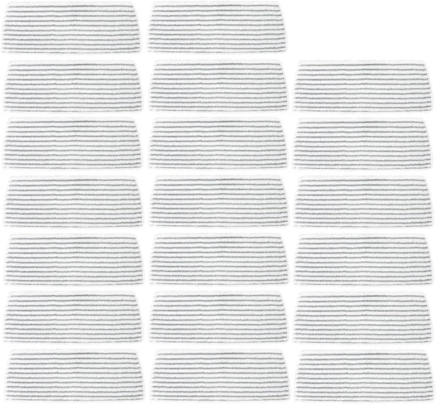 Microfibre Mops Steam Cleaner Accessories Parts,Compatible For Vileda，Steam XXL/PlusXXL Reusable Washable Replacement Deep Cleaning Pads(20pcs)