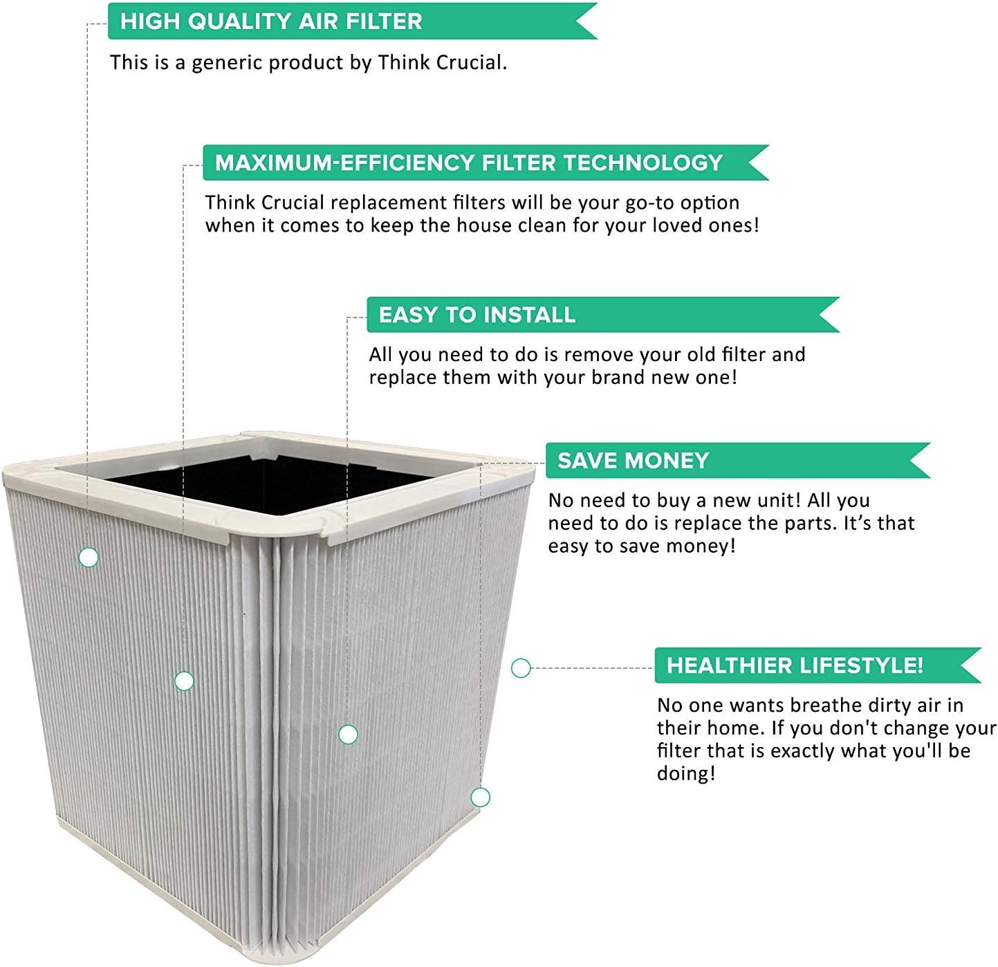 Exсluѕіvе Crucial Air Replacement Particle and Carbon Filter Compatible with Blueair Parts # Blue Pure 211+ & Models Blue Pure 211+ Air Purifier Foldable (1 Pack) Frее Shірріng Ovеr $50 Crucial Air Replacement Particle and Carbon Filter Compatible with Blueair Parts # Blue Pure 211+ & Models Blue Pure 211+ Air Purifier Foldable (1 Pack)