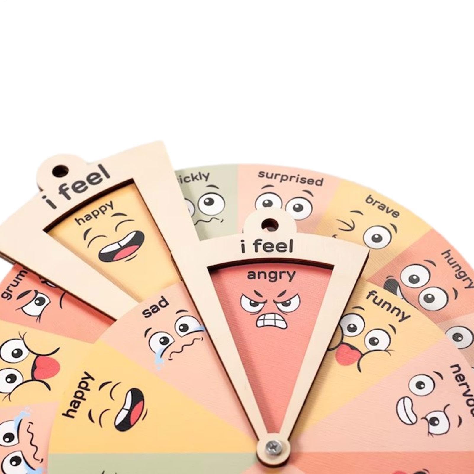 Rad der Emotionen – Gefühlsrad aus | Bild der Emotionen Spielzeug Rad der Emotionen, Rad der Gefühle, Farbrad für psychische Gesundheit, Zubehör
