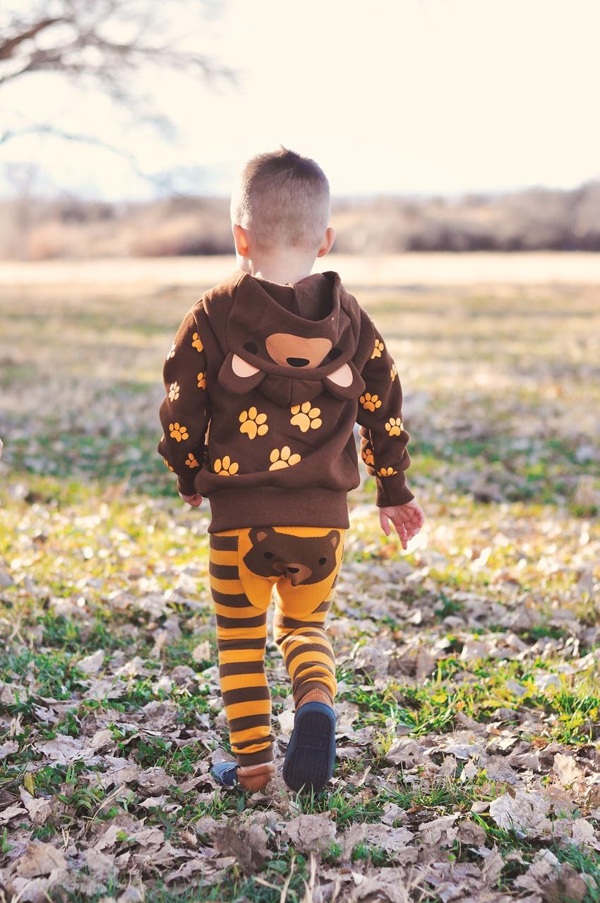 Doodle Pants - Woodland Bear Hoodie Toodlers 18M-6T