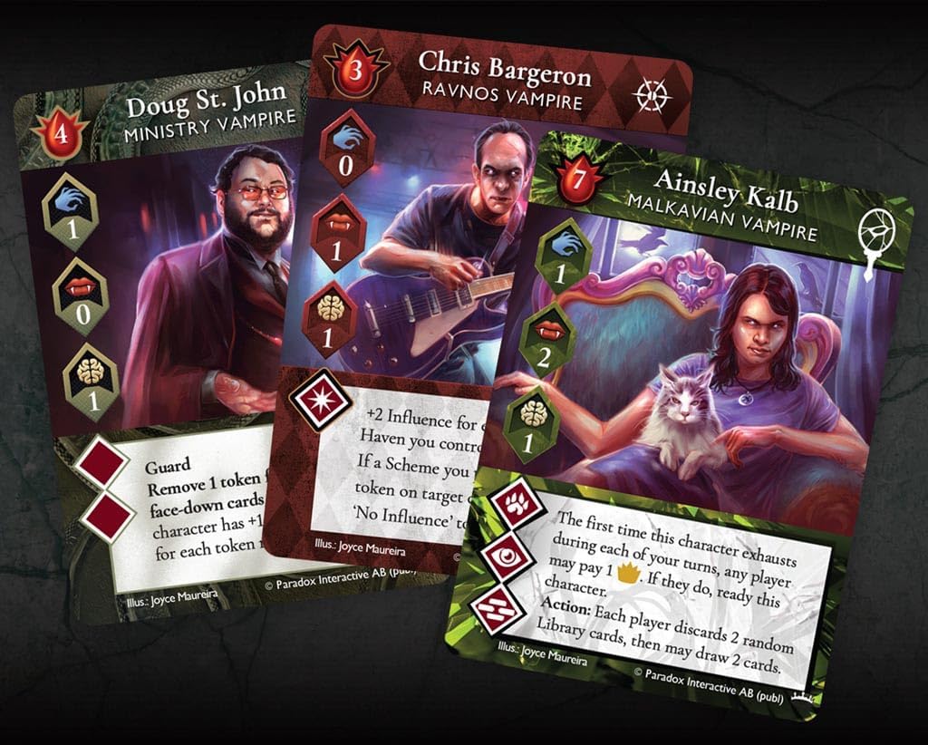 Vampire: The Masquerade – Rivals Royalty Pack 1 | 23 Promo Cards Honoring Prince of The City Tournament Winners, Expansion for Rivals Expandable Card Game