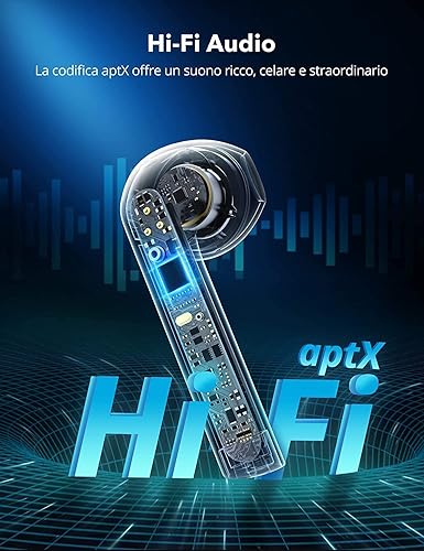 Miniatura 6 de Easy-Take Auriculares inalámbricos Bluetooth 5.0 con ciclo de reproducción de 30 horas con micrófono integrado IPX6 impermeable con estuche de carga