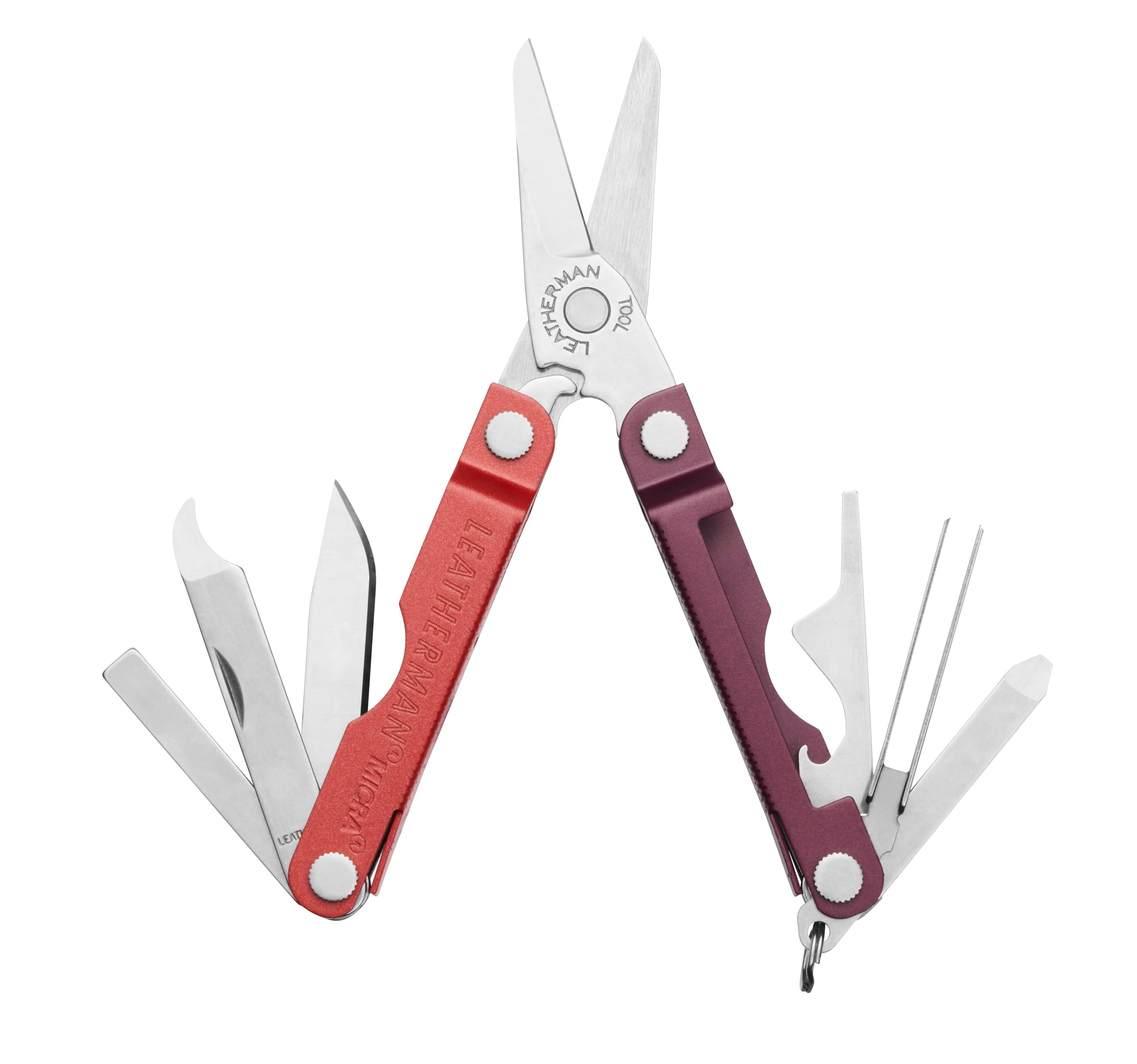 Multiherramienta de acero inoxidable Leatherman Micra compacto con tijeras