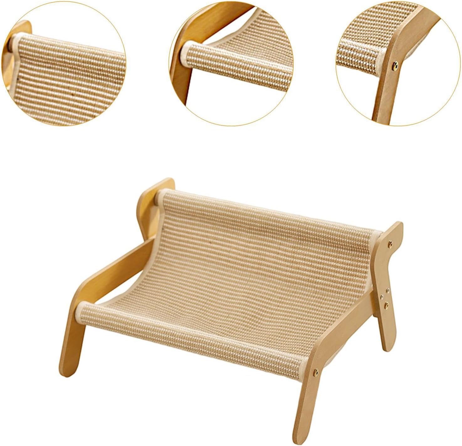 Cat Scratcher Cardboard Cat Furniture Sofa Shaped Cute for Indoor Cats Large Scratch Mat Scratching Toys for Resting Playing, Soft Cloth