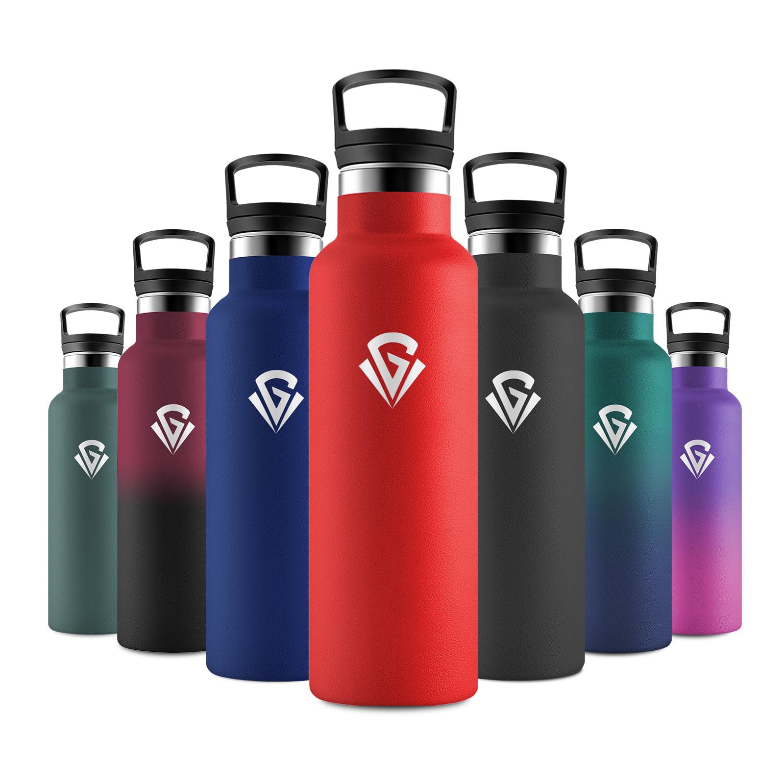 JAPORIA 500ml BPA Free Water Bottle with Straw Water Bottles for Carbonated Drinks Leak Proof School Hiking